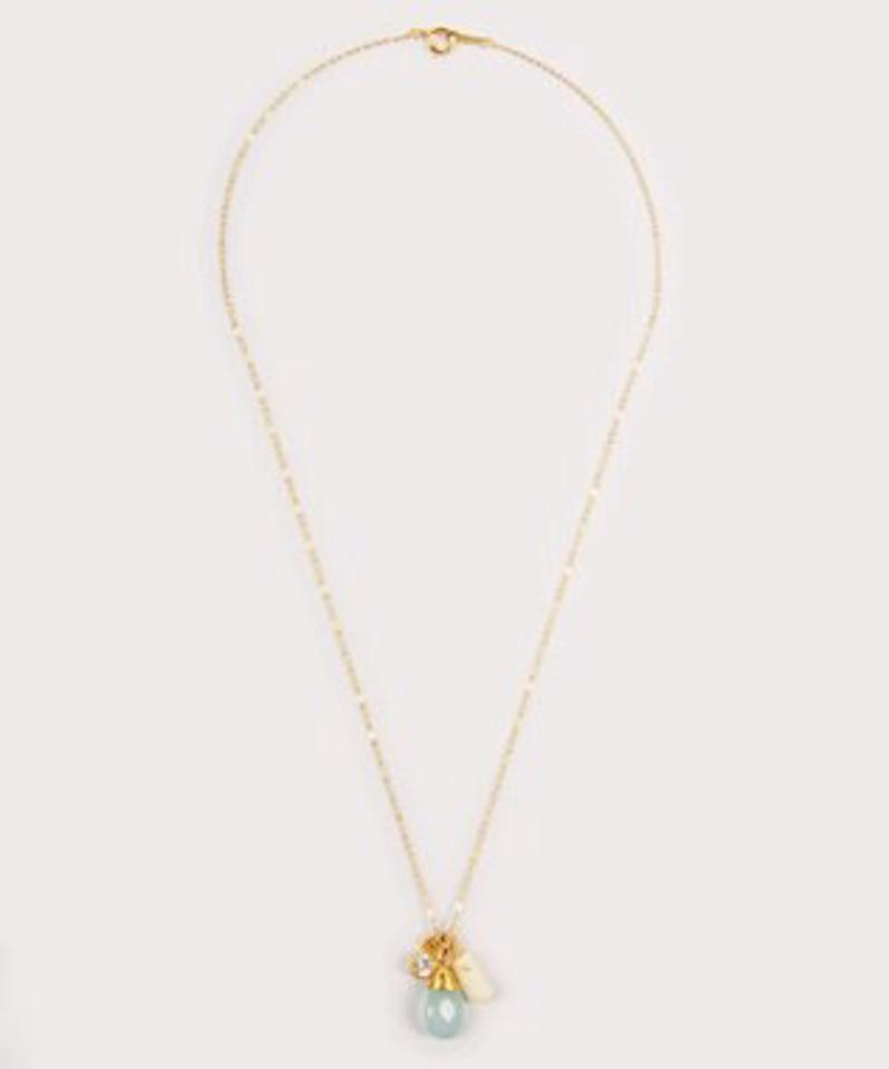 【5月誕生石アクセサリー】K14GF サックスジェイド×サンゴネックレス