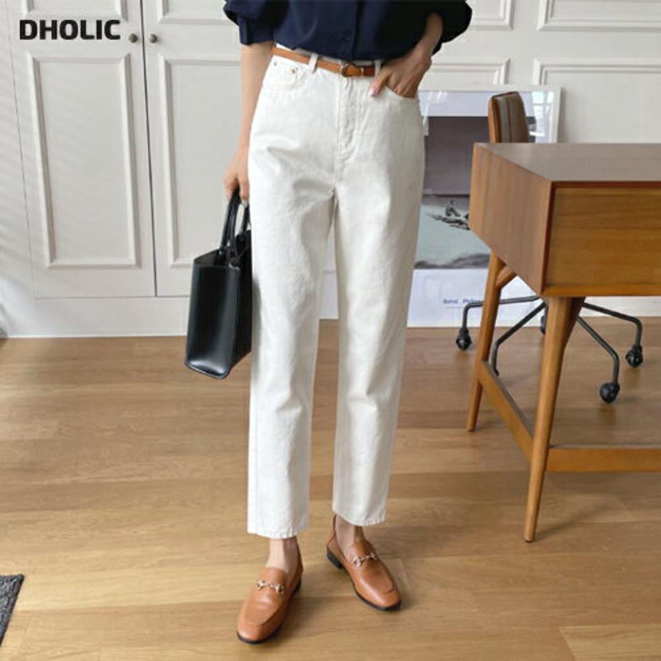 【全品10%OFF】ライトカラーテーパードパンツ・全2色・t65243 レディース 【pt】【韓国 ファッション ボトムス ロング ロングパンツ テーパード 綿素材 足長 ハイウエスト スリム フィット ストレート 美脚 体型カーバー 10分丈 十分丈 夏 春】