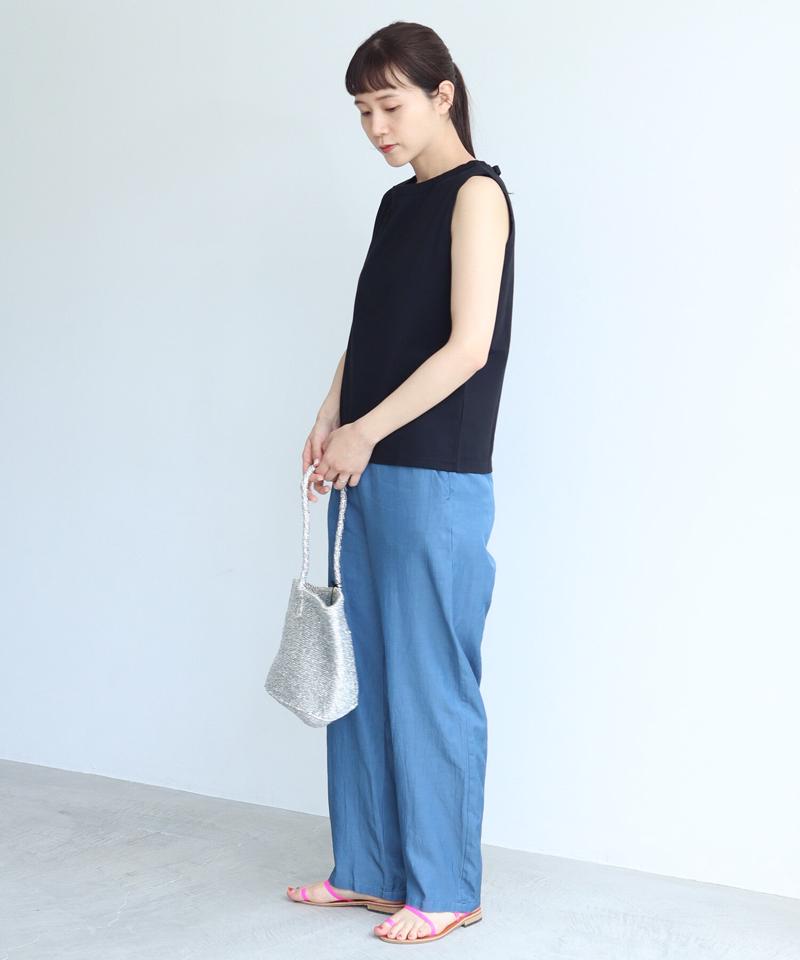 ●C/CU/LIラチネバックシームパンツ（nitca）