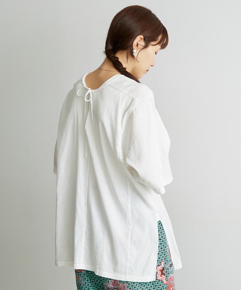 〇近江ちぢみ半袖プルオーバー（cardo fabrica）