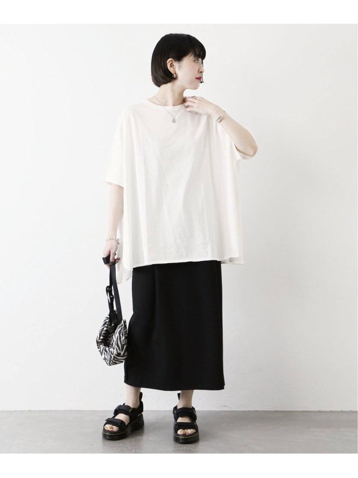 ワイドポンチョTee◆