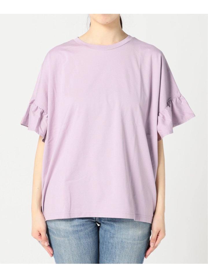 ギャザースリーブポンチョTee◆