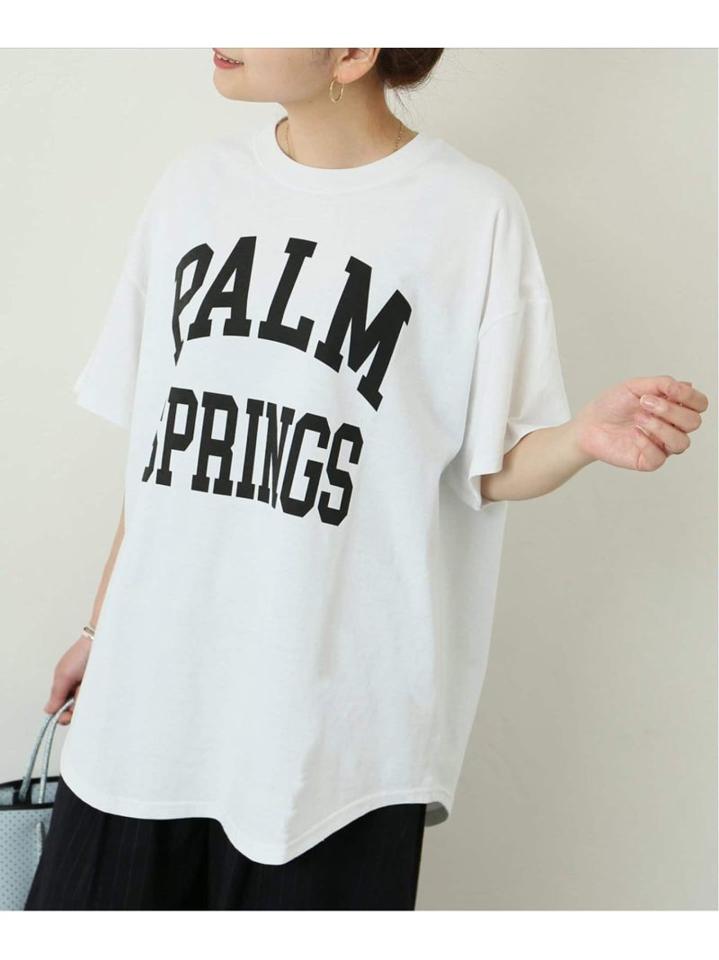 <<追加予約>>ラウンドヘムロゴTシャツ◆2