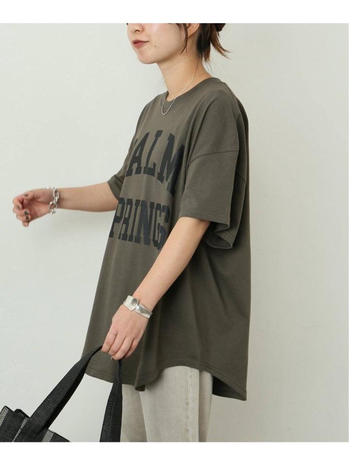 <<追加予約>>ラウンドヘムロゴTシャツ◆2