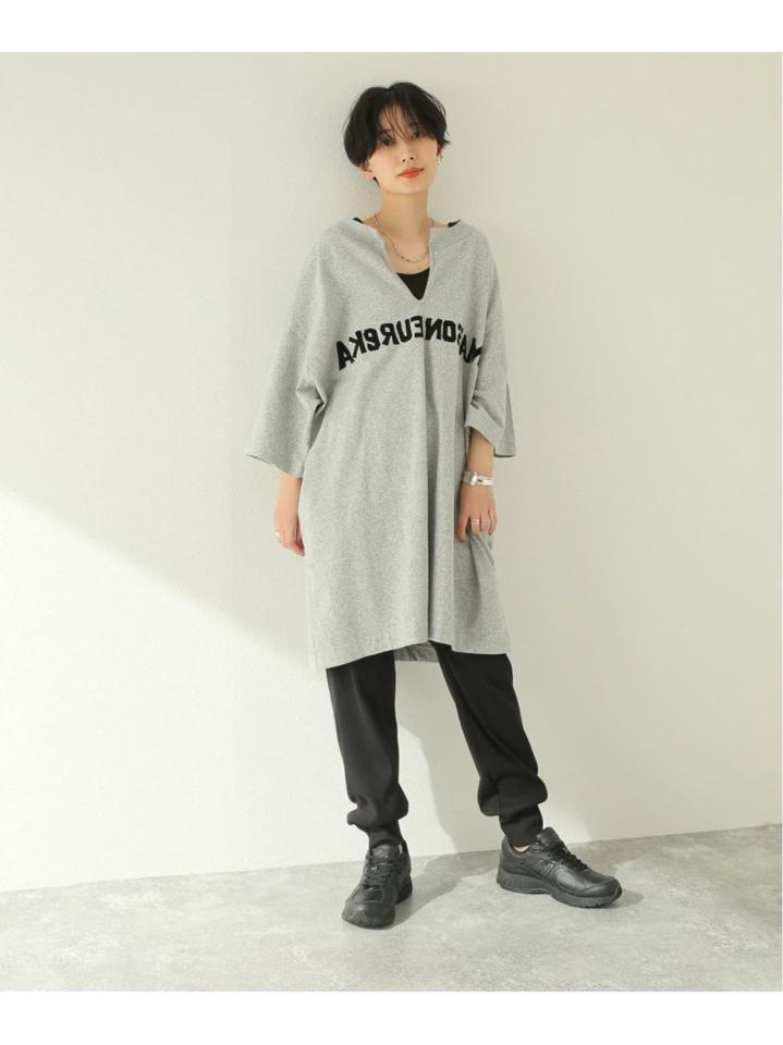 【MAISON EUREKA/メゾン・エウレカ】KNOT FLOCKY LOGO BIG :Tシャツ