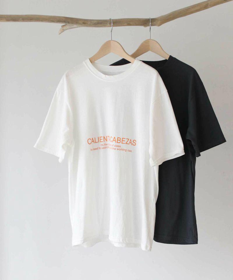 via j(ヴィアジェイ)"CALIENTACABEZAS"半袖Tシャツ