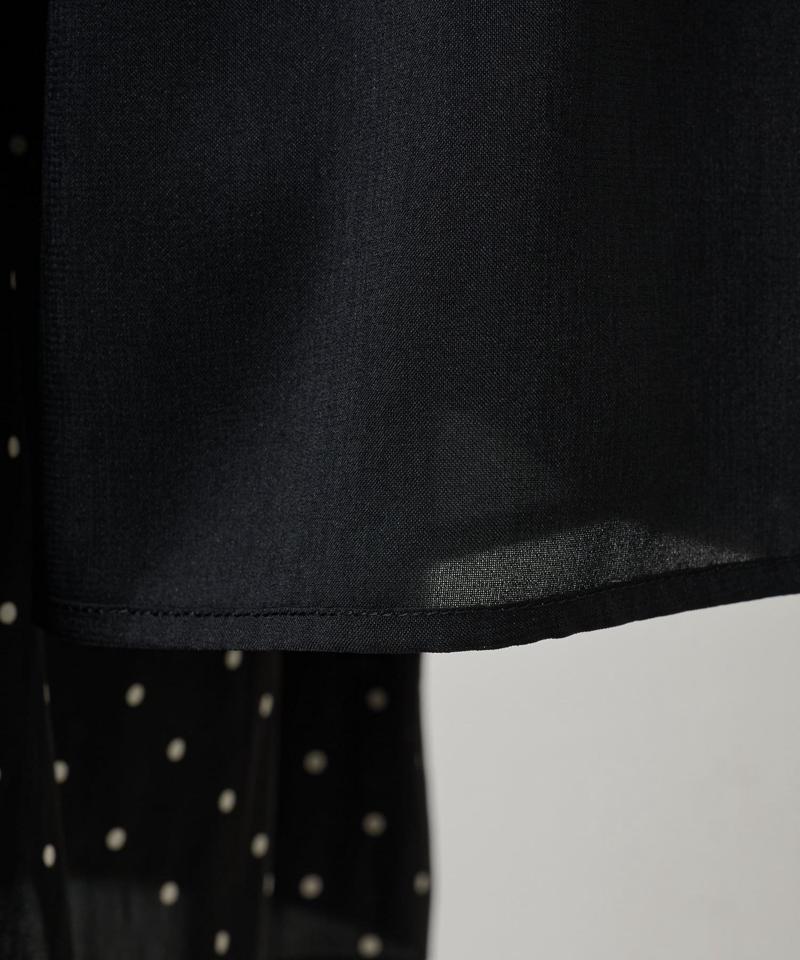 シワシフォンギャザーパンツ(ドット)