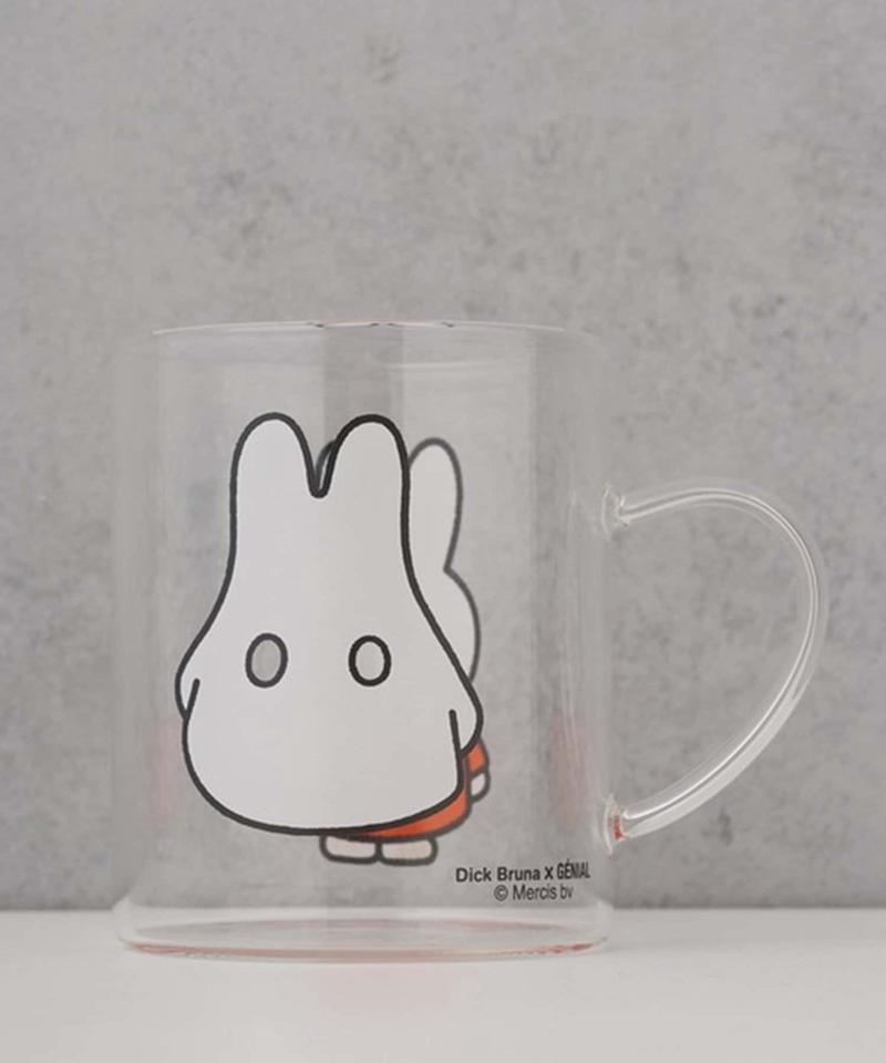 【MIFFY　ミッフィー】 耐熱ガラスマグ