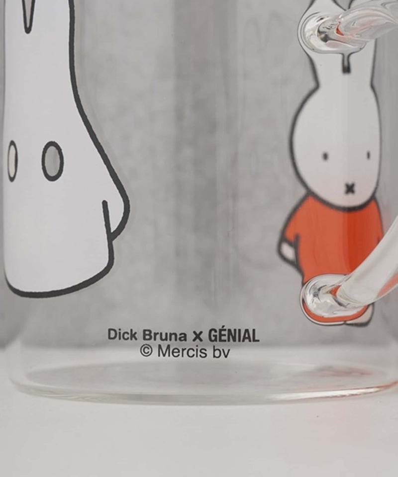 【MIFFY　ミッフィー】 耐熱ガラスマグ