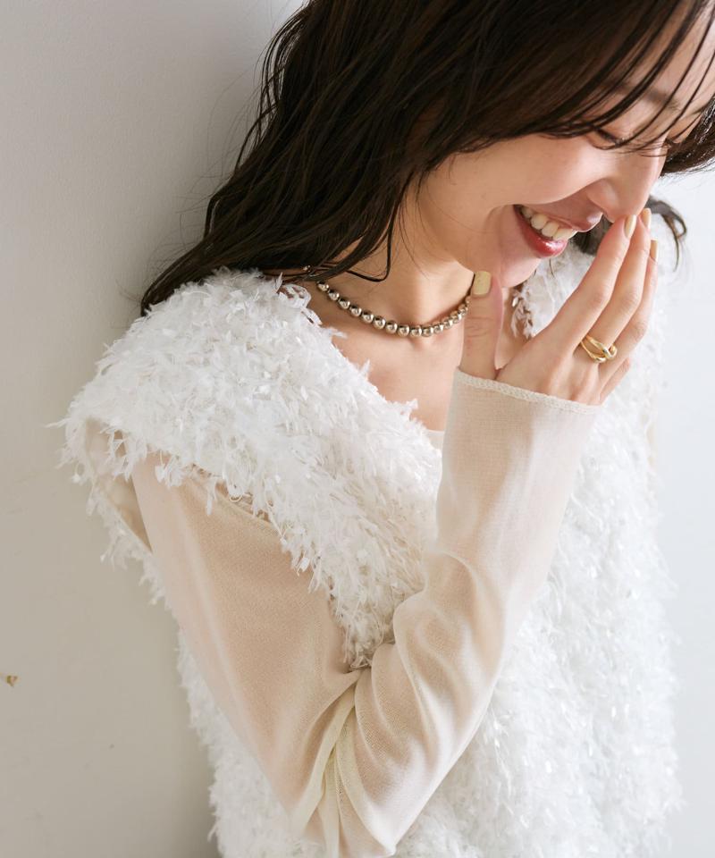 【再入荷・人気アイテム】メタルボールショートネックレス