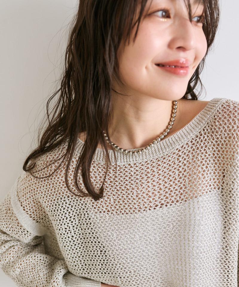 【再入荷・人気アイテム】メタルボールショートネックレス