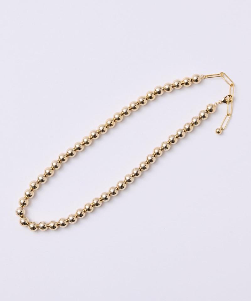 【再入荷・人気アイテム】メタルボールショートネックレス