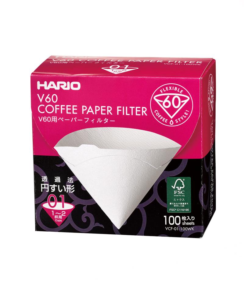 【HARIO/ハリオ】V60用ペーパーフィルター1-2杯用