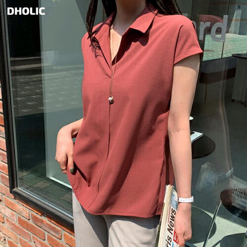 フレンチスリーブブラウス・全3色・b68181 レディース 【bl】 トップス ブル明日 フレンチスリーブ ショートスリーブ 単色 無地 シンプル ベーシック 大人 きれいめ 春 夏 韓国 ファッション ハイホリHIHOLLI