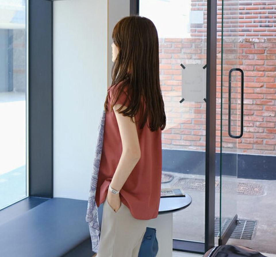 フレンチスリーブブラウス・全3色・b68181 レディース 【bl】 トップス ブル明日 フレンチスリーブ ショートスリーブ 単色 無地 シンプル ベーシック 大人 きれいめ 春 夏 韓国 ファッション ハイホリHIHOLLI