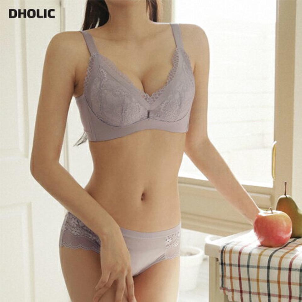 ワイドライン花柄ブラ&ショーツSET・全3色・e44555 レディース 【uw】【韓国 ファッション アンダーウェア ランジェリー 下着 セット ブラジャー ブラ ショーツ パンツ ワイド 花柄 フラワー パターン ソフトワイヤー ボリューム 大人 上品 夏 春】