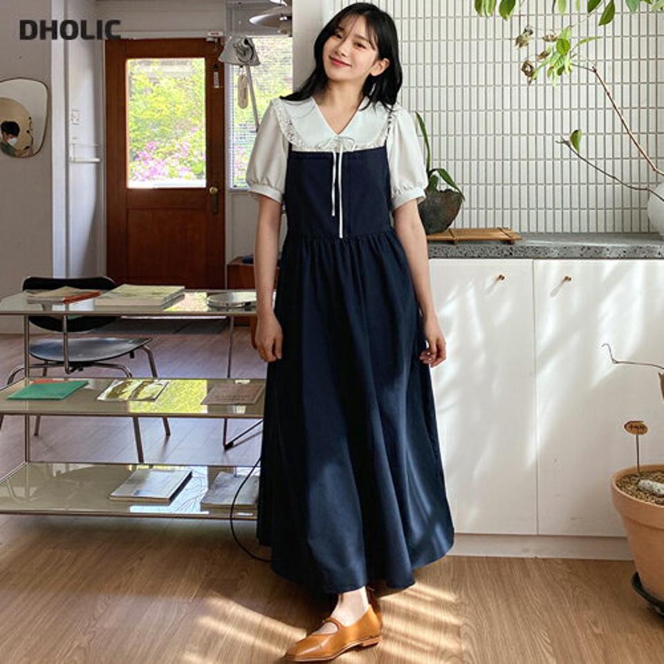 【只今20%OFF】リネン混バッククロスワンピース・全3色・t64055 レディース 【ops】【韓国 ファッション ワンピース ロング ロングワンピース スリーブレス キャミワンピース キャミソール クロスストラップ フェミニン 細身 体型カバー 春 夏】【NIJU】【LN】