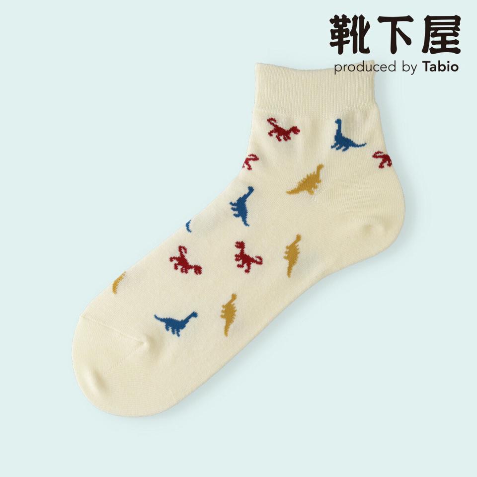【全品送料無料～6/26 09:59迄】【あす楽】【公式 Mighty Soxer】メンズ 新恐竜柄ショートソックス / 靴下屋 靴下 タビオ マイティソクサー くつ下 ショート メンズ 黒 日本製