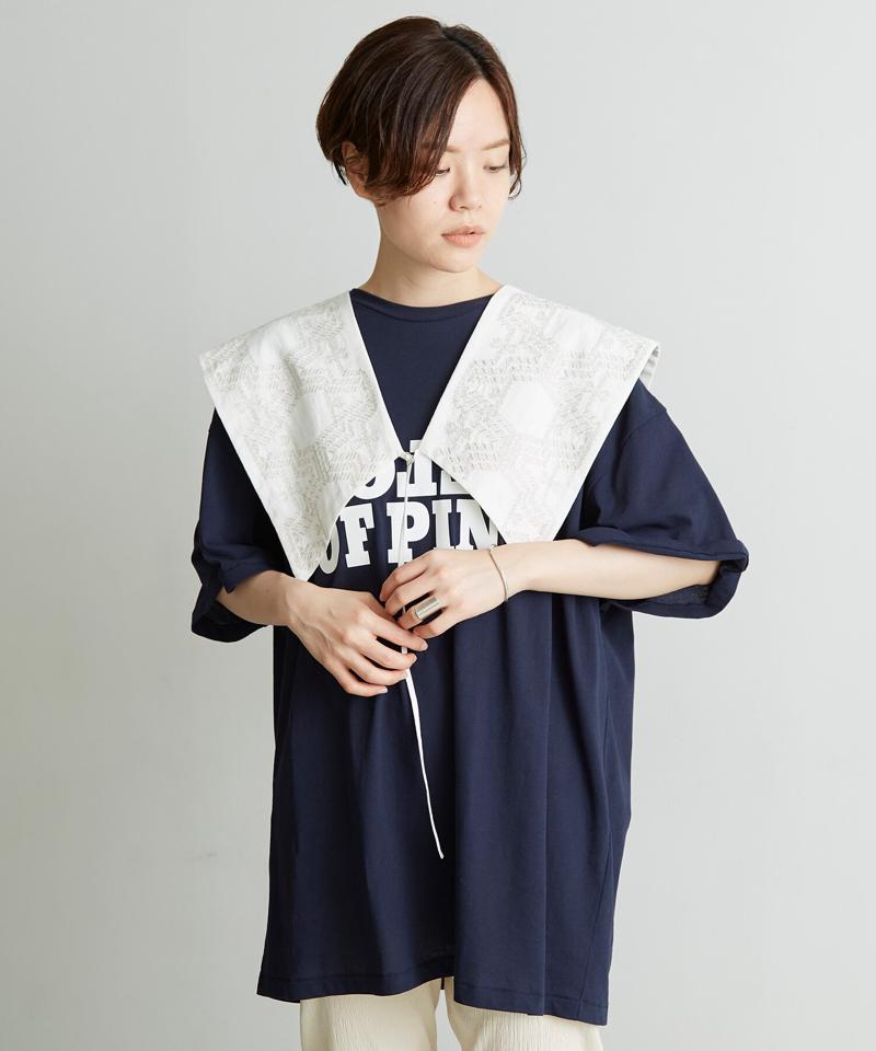 ○トライバルヘキサゴン刺繍つけ襟（nitca）