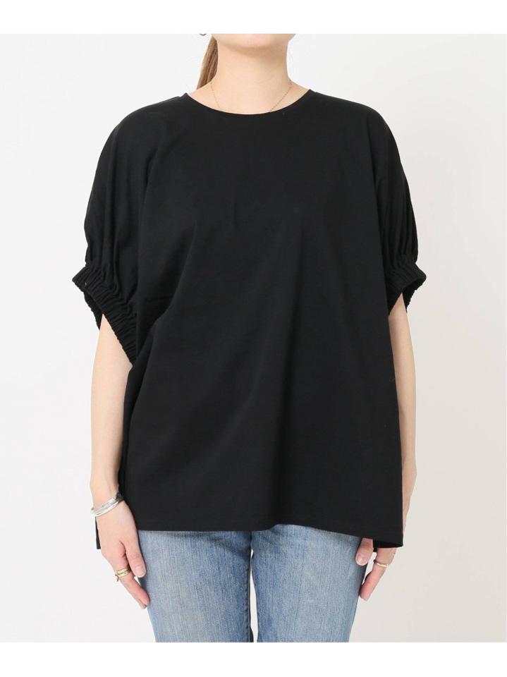 <<WEB限定>>クールローレルギャザースリーブTシャツ◆