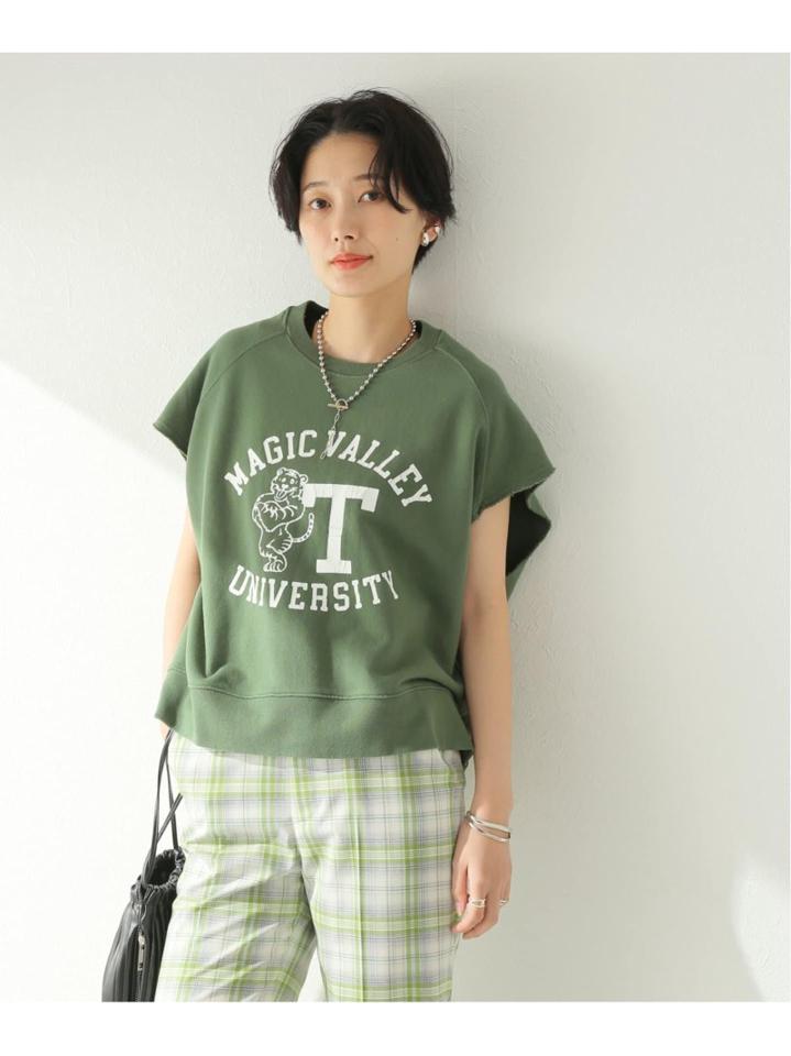 <<追加>>裏毛ロゴプリントノースリーブ