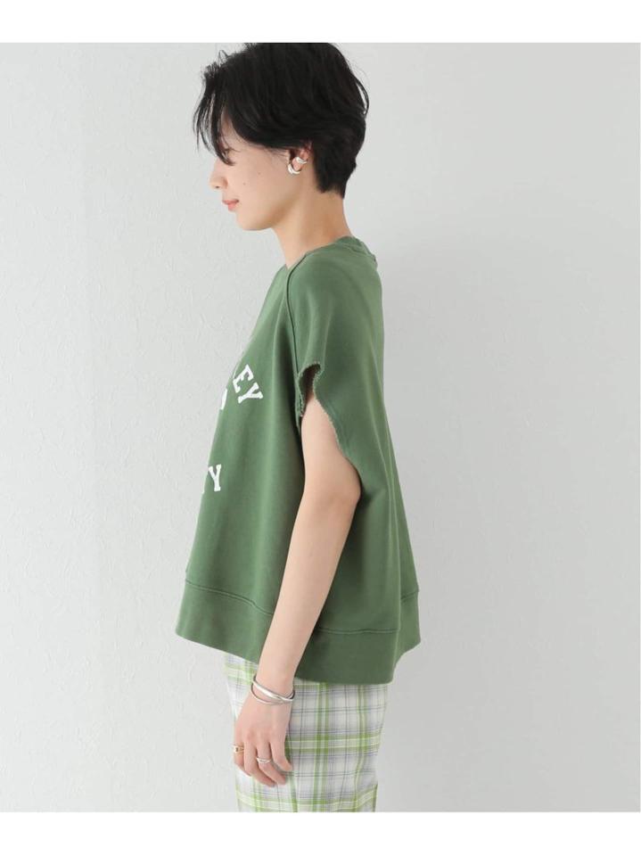 <<追加>>裏毛ロゴプリントノースリーブ