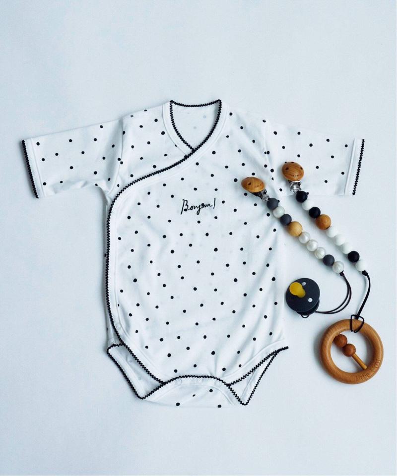 【IENA ENFANT/イエナ アンファン】5分袖キモノロンパースセット （baby 60-70)（IENA）