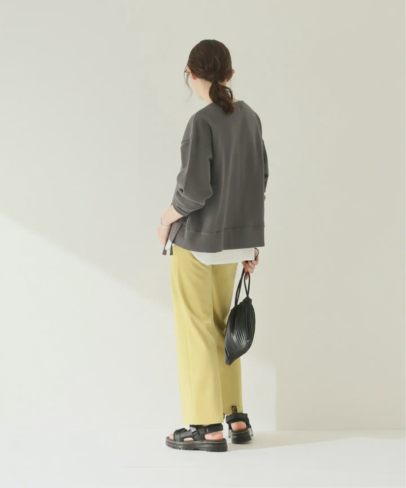 クルーネックスリット レイヤードスウェット（JOURNAL STANDARD relume）