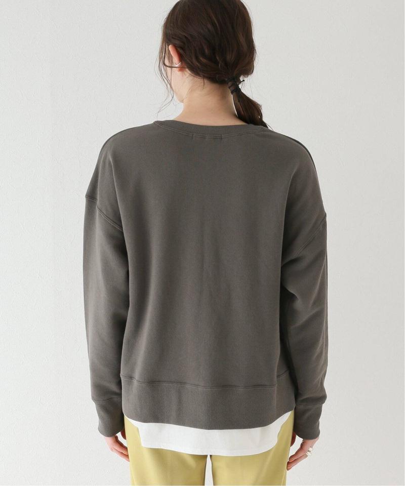 クルーネックスリット レイヤードスウェット（JOURNAL STANDARD relume）