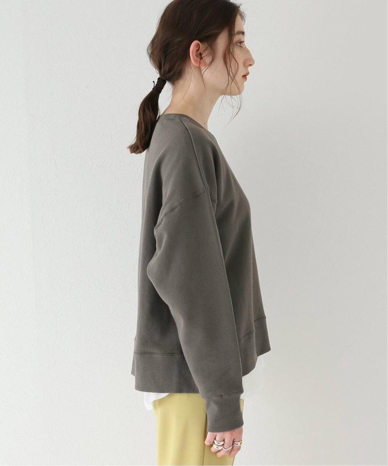 クルーネックスリット レイヤードスウェット（JOURNAL STANDARD relume）