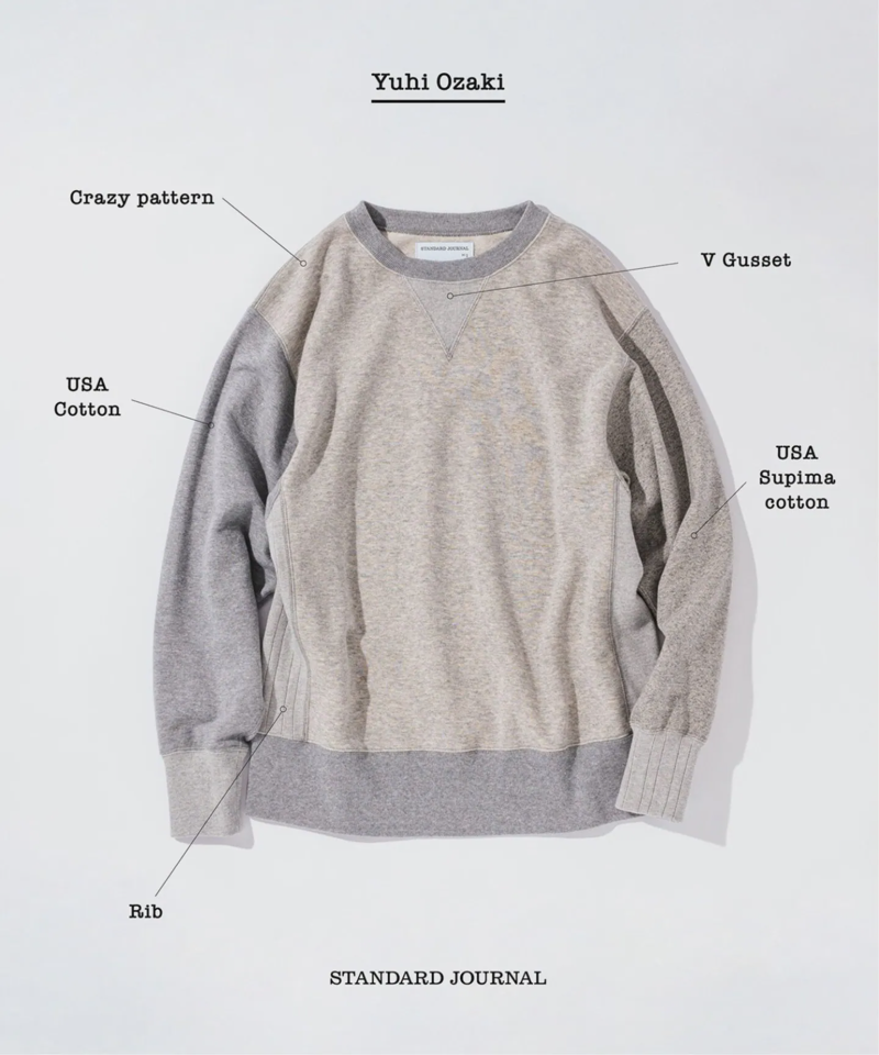 【STANDARD JOURNAL / スタンダード ジャーナル】by OZAKI Sweat XS～S size（JOURNAL STANDARD）