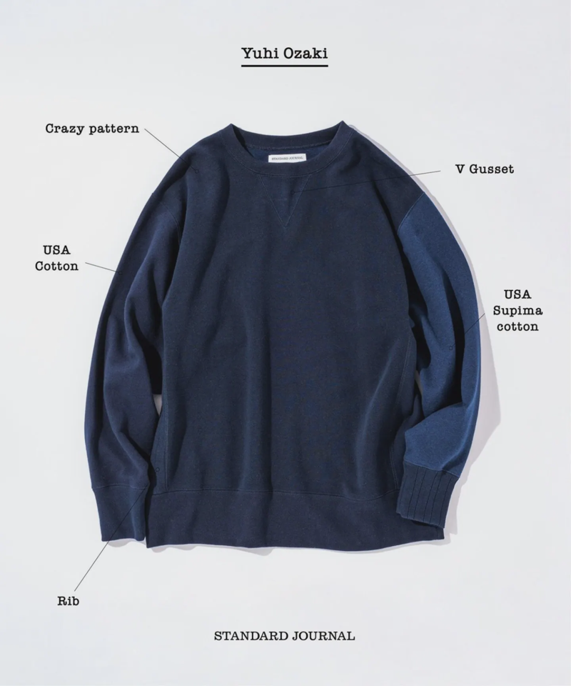 【STANDARD JOURNAL / スタンダード ジャーナル】by OZAKI Sweat XS～S size（JOURNAL STANDARD）