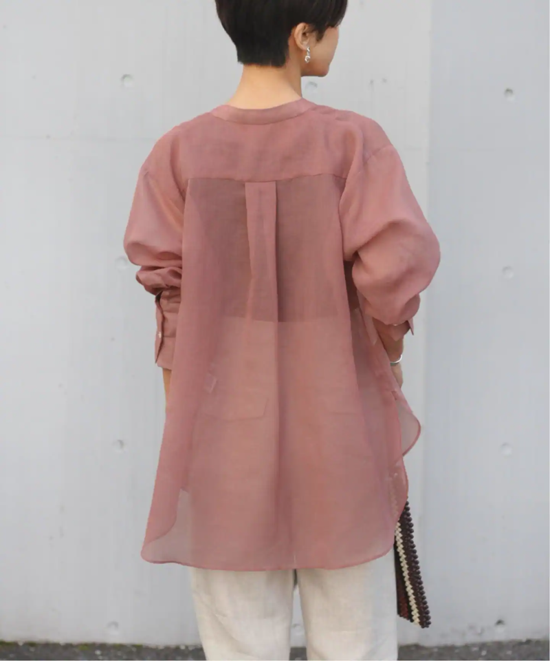 《追加》ソフトオーガンジーシアーシャツ◆（JOURNAL STANDARD relume）