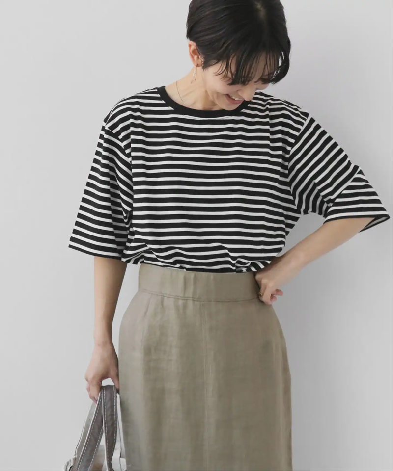 コットンボーダーTEE◆（JOURNAL STANDARD relume）