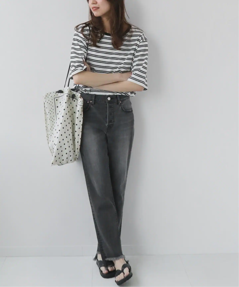 コットンボーダーTEE◆（JOURNAL STANDARD relume）