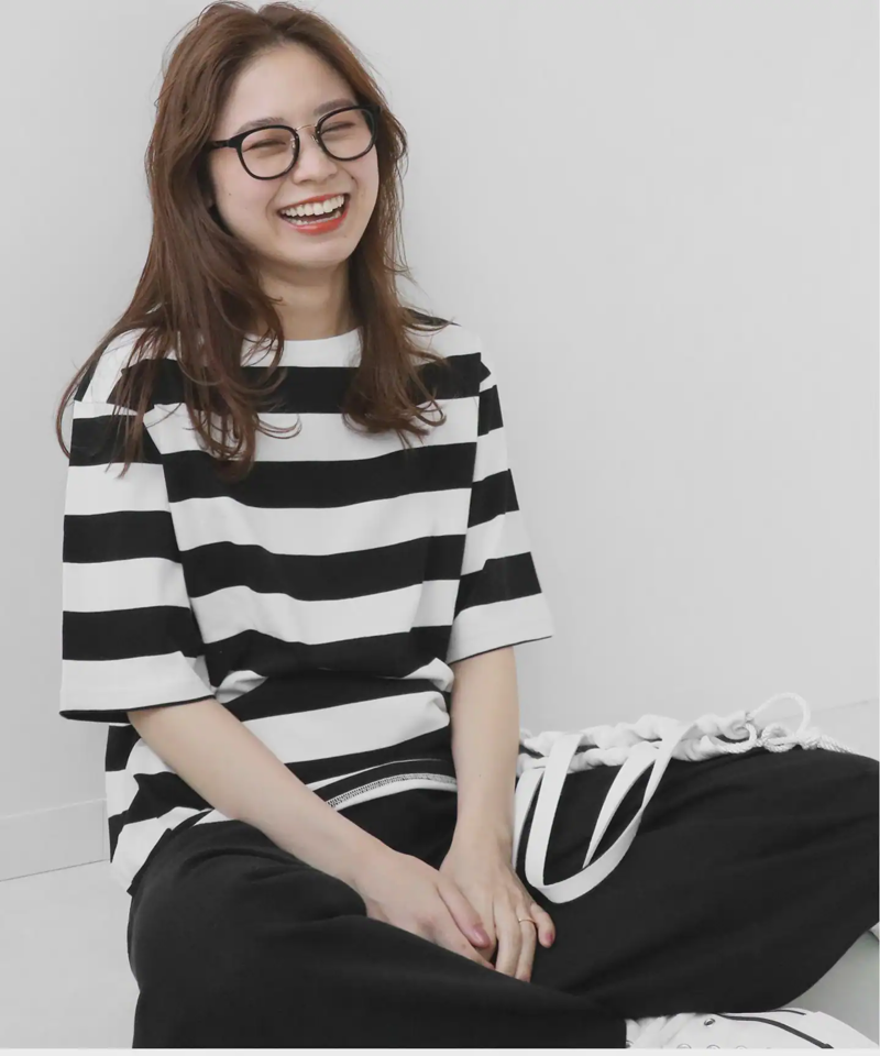 コットンボーダーTEE◆（JOURNAL STANDARD relume）