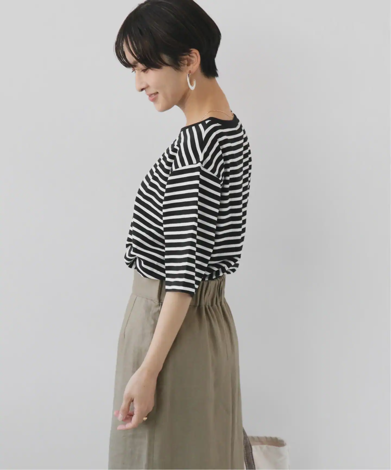 コットンボーダーTEE◆（JOURNAL STANDARD relume）