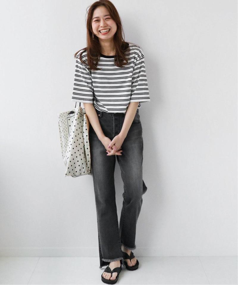 コットンボーダーTEE◆（JOURNAL STANDARD relume）