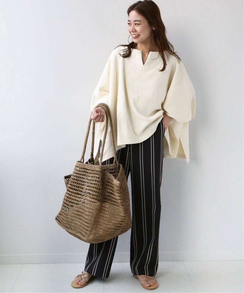 クロスワッフルポンチョプルオーバー◆（JOURNAL STANDARD relume）