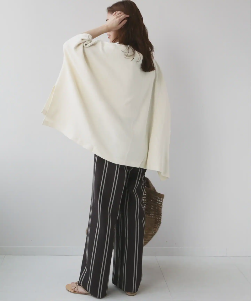 クロスワッフルポンチョプルオーバー◆（JOURNAL STANDARD relume）