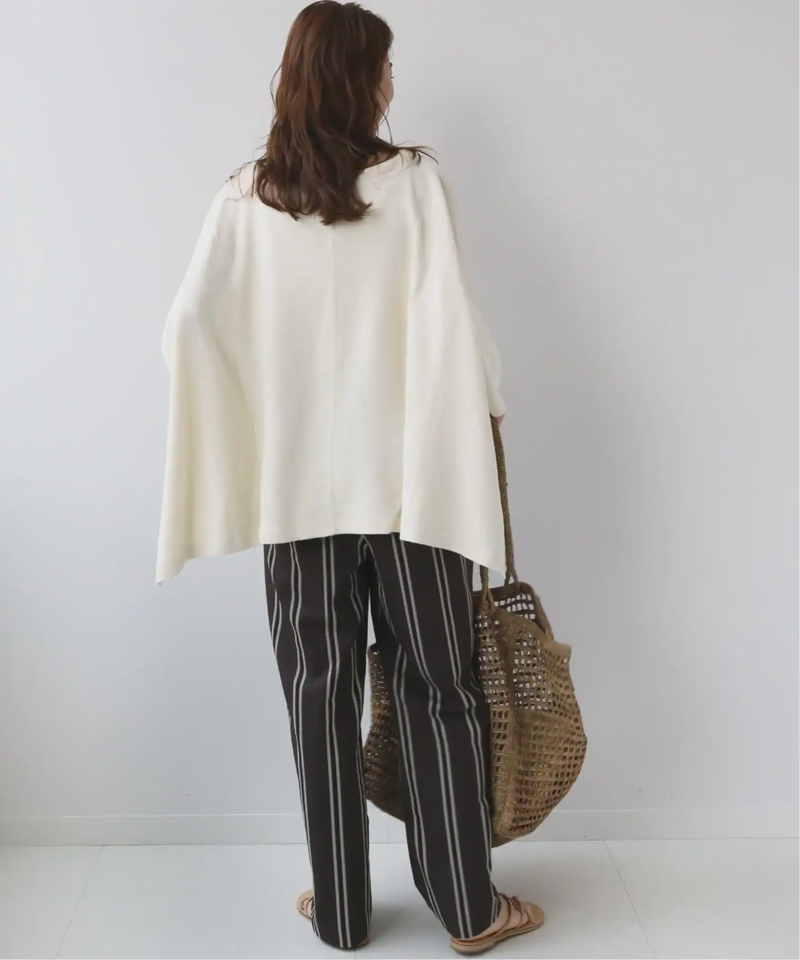 クロスワッフルポンチョプルオーバー◆（JOURNAL STANDARD relume）