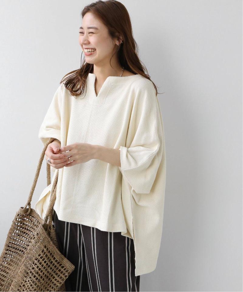 クロスワッフルポンチョプルオーバー◆（JOURNAL STANDARD relume）