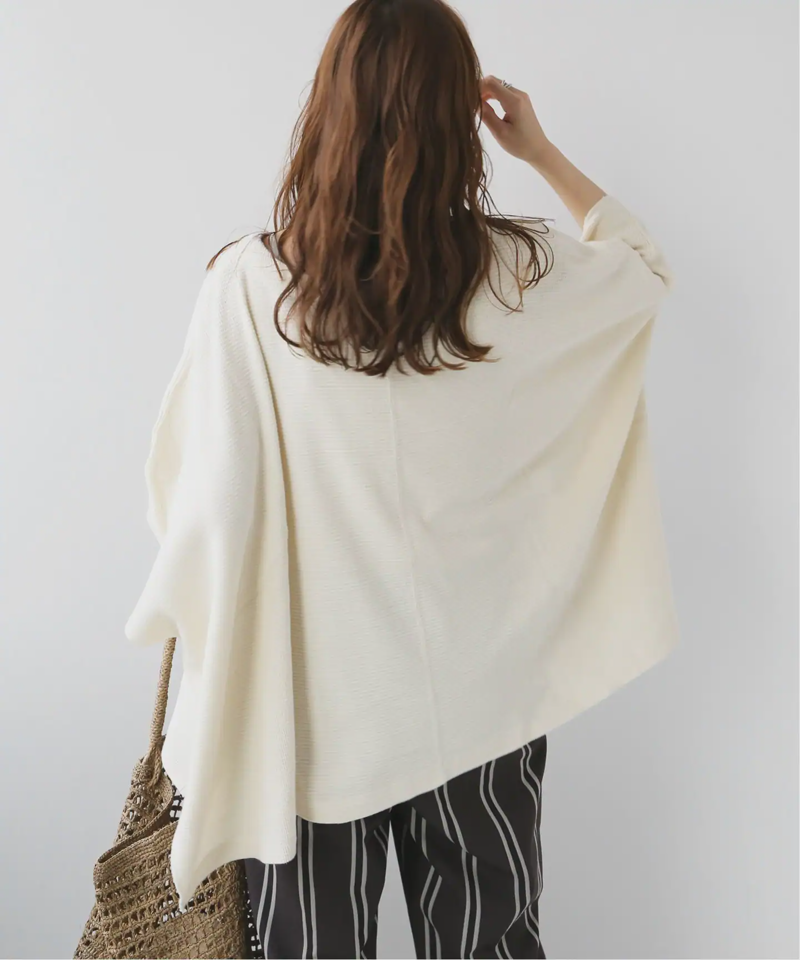 クロスワッフルポンチョプルオーバー◆（JOURNAL STANDARD relume）