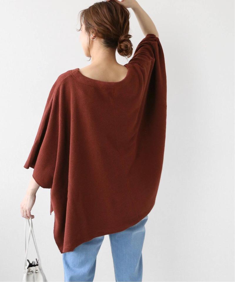 クロスワッフルポンチョプルオーバー◆（JOURNAL STANDARD relume）