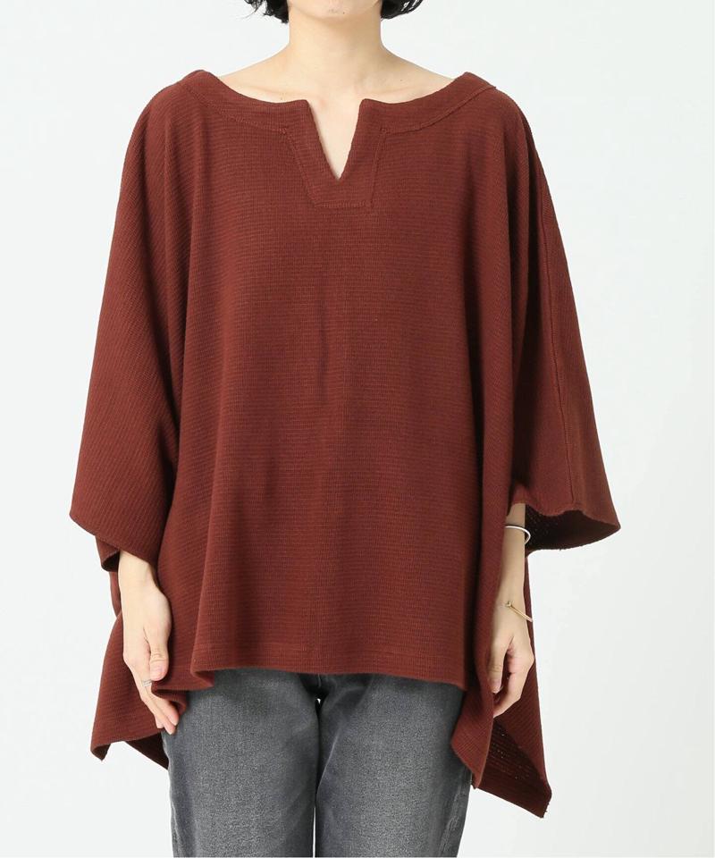 クロスワッフルポンチョプルオーバー◆（JOURNAL STANDARD relume）