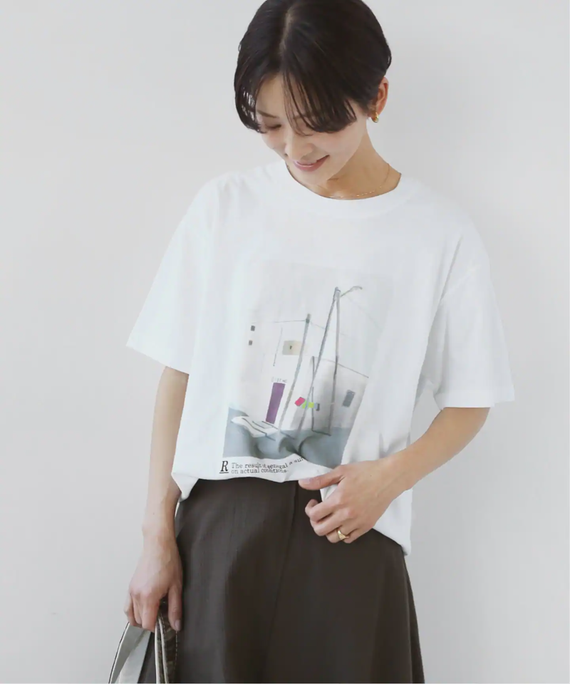 【NAO TATSUMI】ペインティングTEE◆（JOURNAL STANDARD relume）