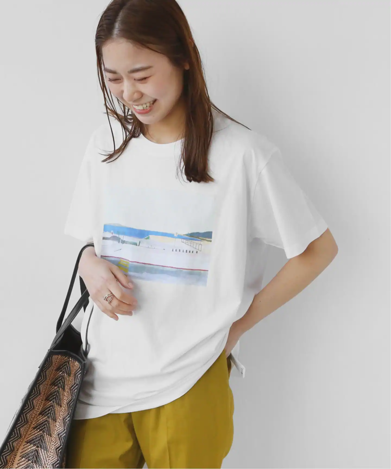 【NAO TATSUMI】ペインティングTEE◆（JOURNAL STANDARD relume）