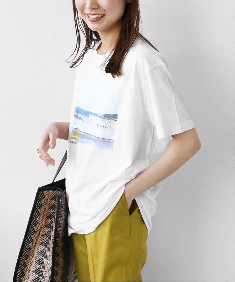 【NAO TATSUMI】ペインティングTEE◆（JOURNAL STANDARD relume）