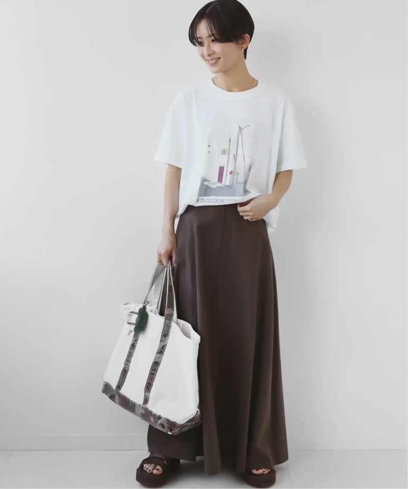 【NAO TATSUMI】ペインティングTEE◆（JOURNAL STANDARD relume）