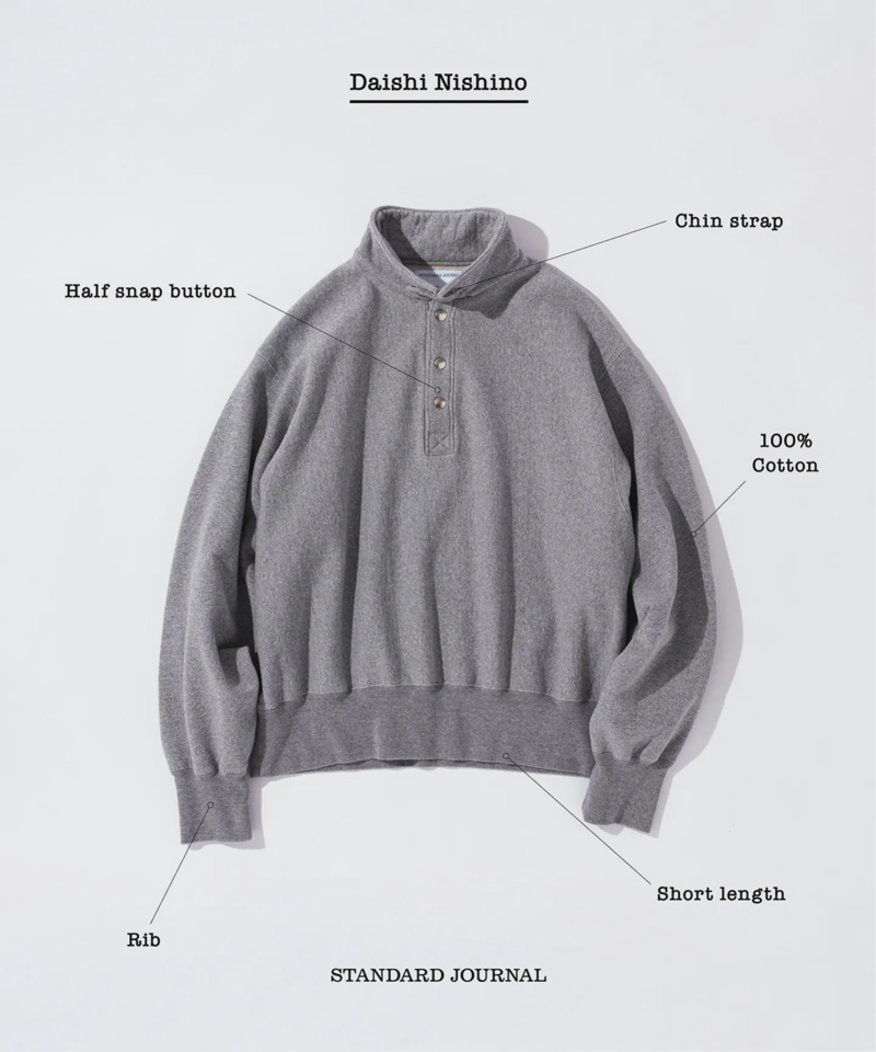 【STANDARD JOURNAL / スタンダード ジャーナル】by NISHINO Sweat S size（JOURNAL STANDARD）